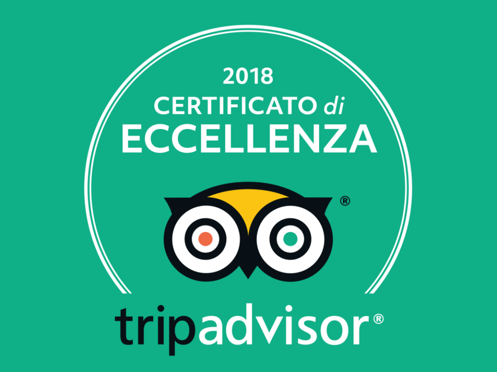 certificato eccellenza tripadvisor 2018